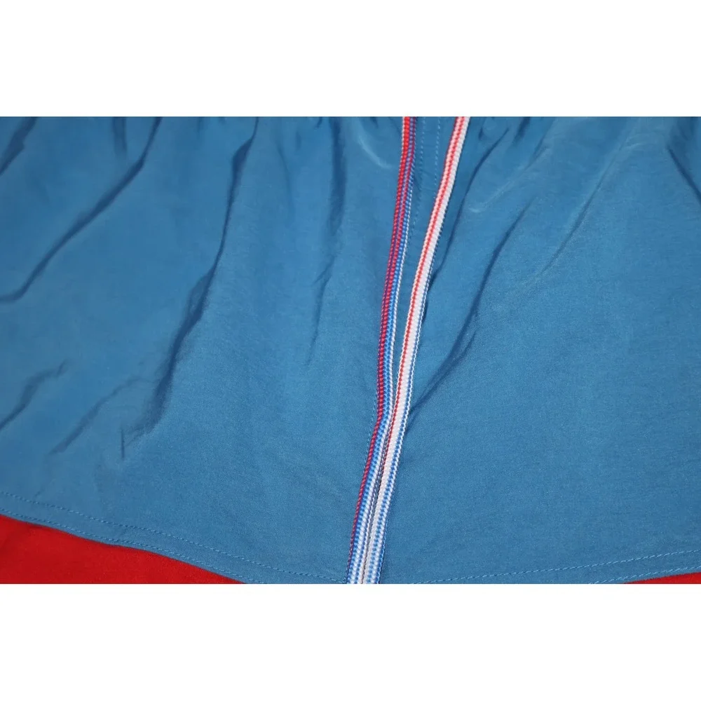 Chubbies Swim Trunks Mens XL Blue Red Colorblock Pineapple Logo Shorts **